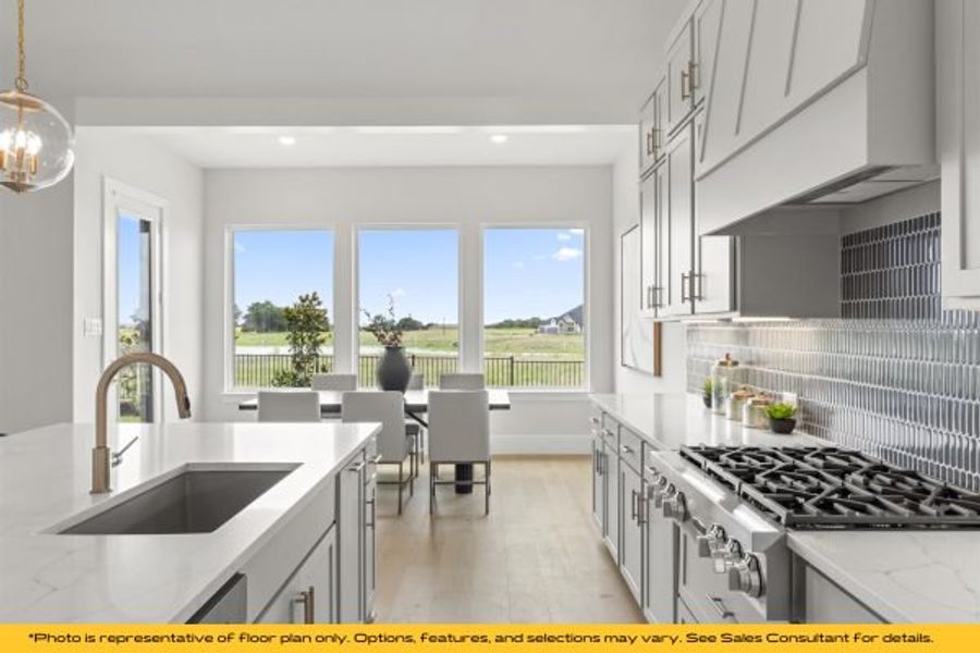 Representative furnished interior of a home built from the St Lucia by Stonefield Homes in Heath Golf and Yacht Club, Rockwall (Image 43).