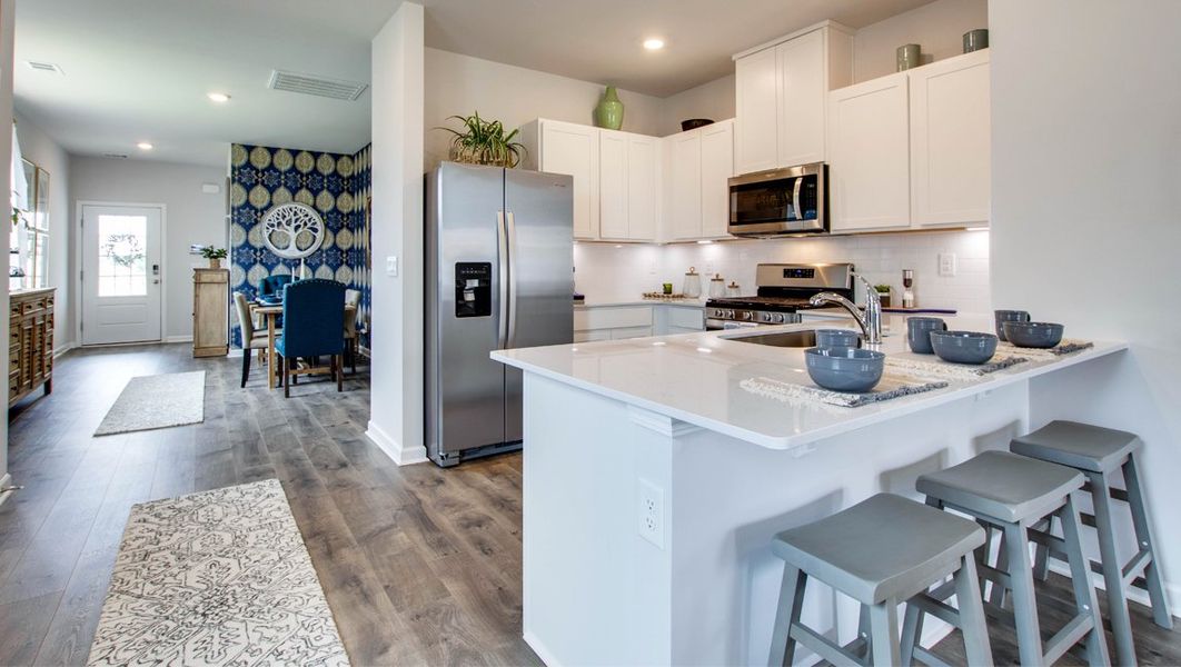 Representative furnished interior of a home built from the ASTOR by D.R. Horton in Nexus South, Gallatin (Image 10).