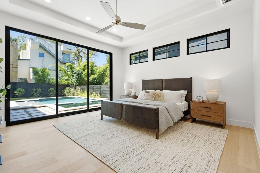 Furnished interior view inside a new home in , Austin (Image 34).