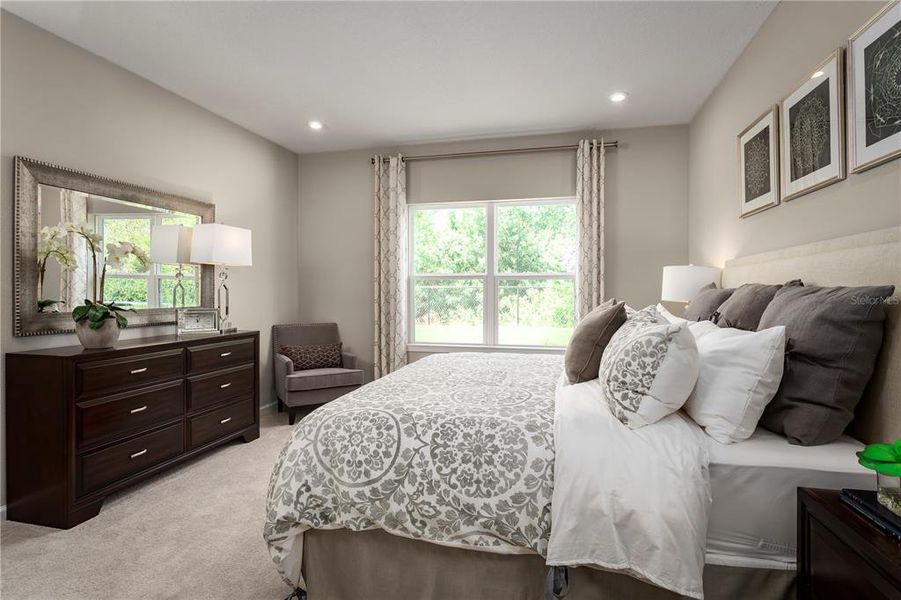 Furnished interior view inside a new home in Bella Terra, Clermont (Image 9).