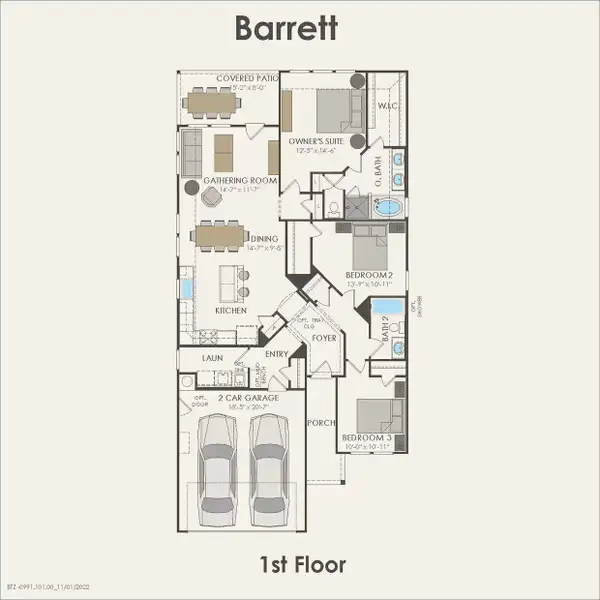 2D floor plan layout of this home in Montgomery Bend, Montgomery, TX (Image 2). 2D floor plan layout of this home in Montgomery Bend, Montgomery, TX (Image 2).