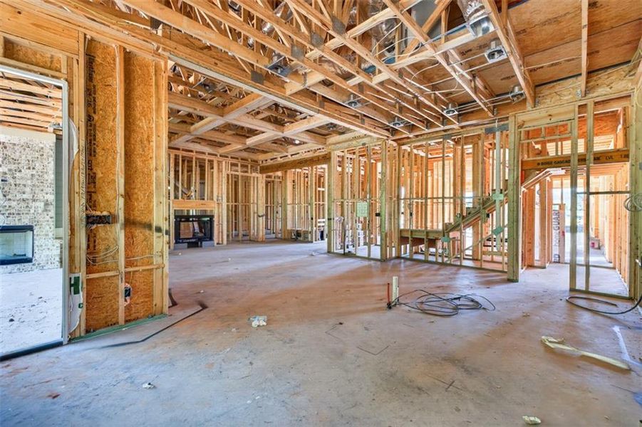 In-progress construction of a new home in , Statham, GA (Image 19).