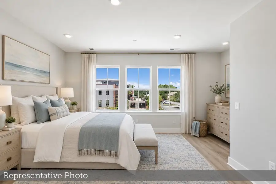 Furnished interior view inside a new home in Crosscreek Walk – Overlook, Charleston (Image 4).
