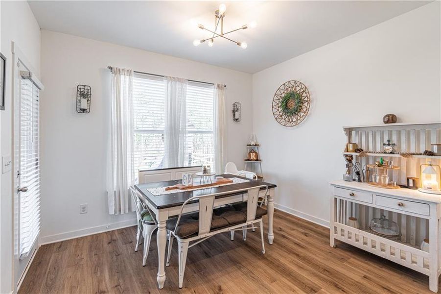 Furnished interior view inside a new home in River Station, Monroe (Image 38).