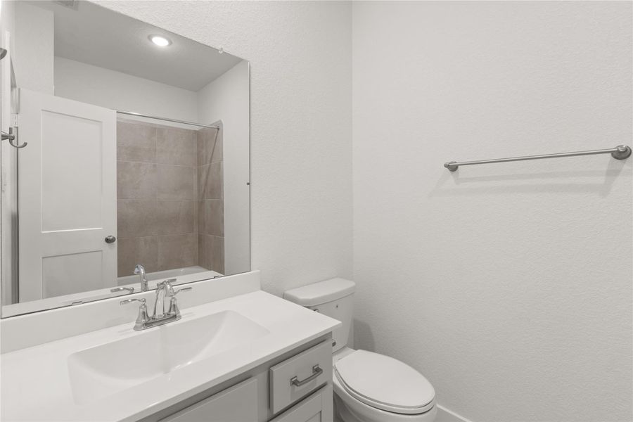 Furnished interior view inside a new home in The Woodlands Hills, Willis (Image 5).