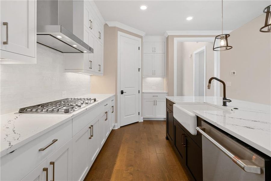 Furnished interior view inside a new home in Promenade at Sawnee Village, Cumming (Image 8).