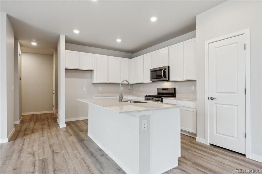 Furnished interior view inside a new home in Paired Homes at Alder Creek, Parker (Image 5).