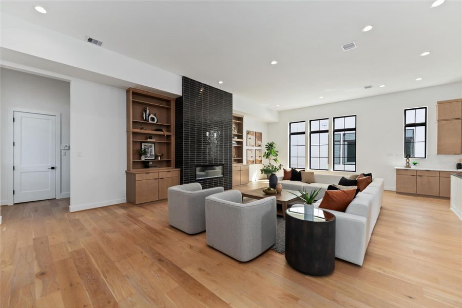 Furnished interior view inside a new home in , Houston (Image 7).