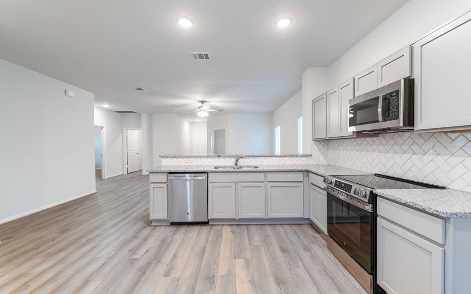 Furnished interior view inside a new home in Grande Estates, Bertram (Image 8). Furnished interior view inside a new home in Grande Estates, Bertram (Image 8).