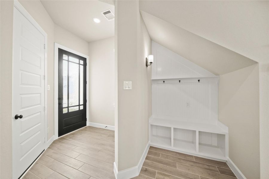 Convenient valet off the foyer