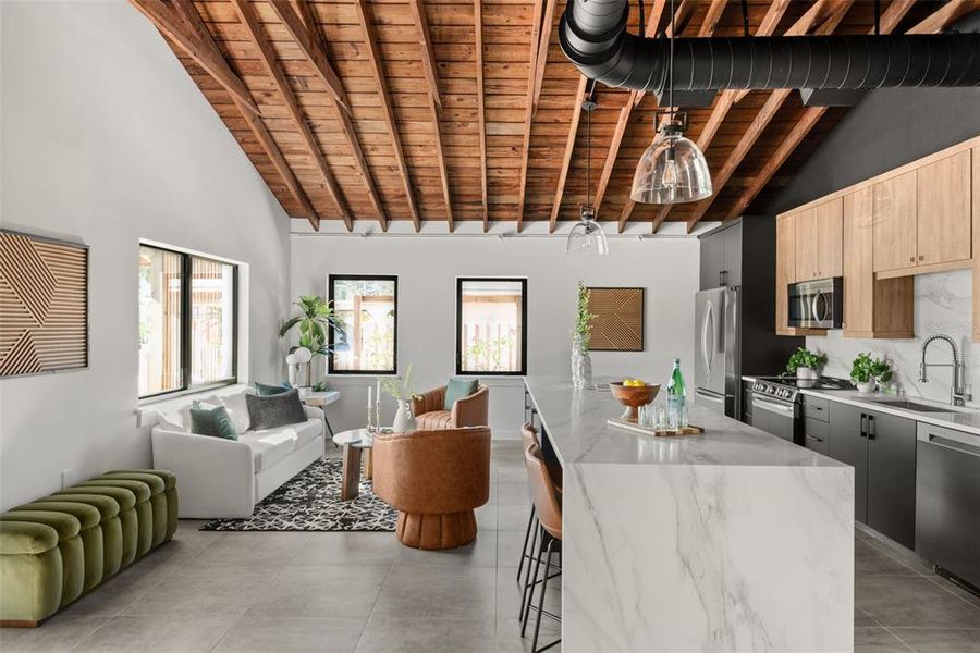 Furnished interior view inside a new home in , Winter Park (Image 17).