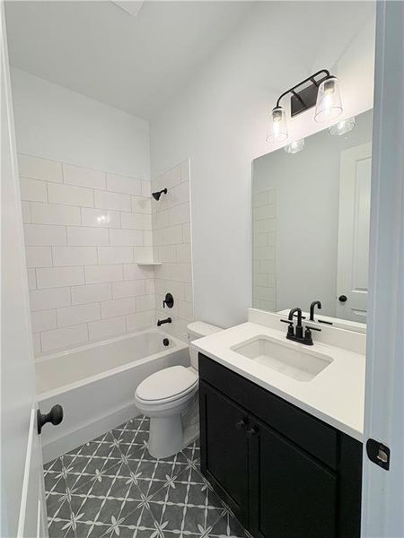 Furnished interior view inside a new home in Oak Valley Estates, Marietta (Image 17).