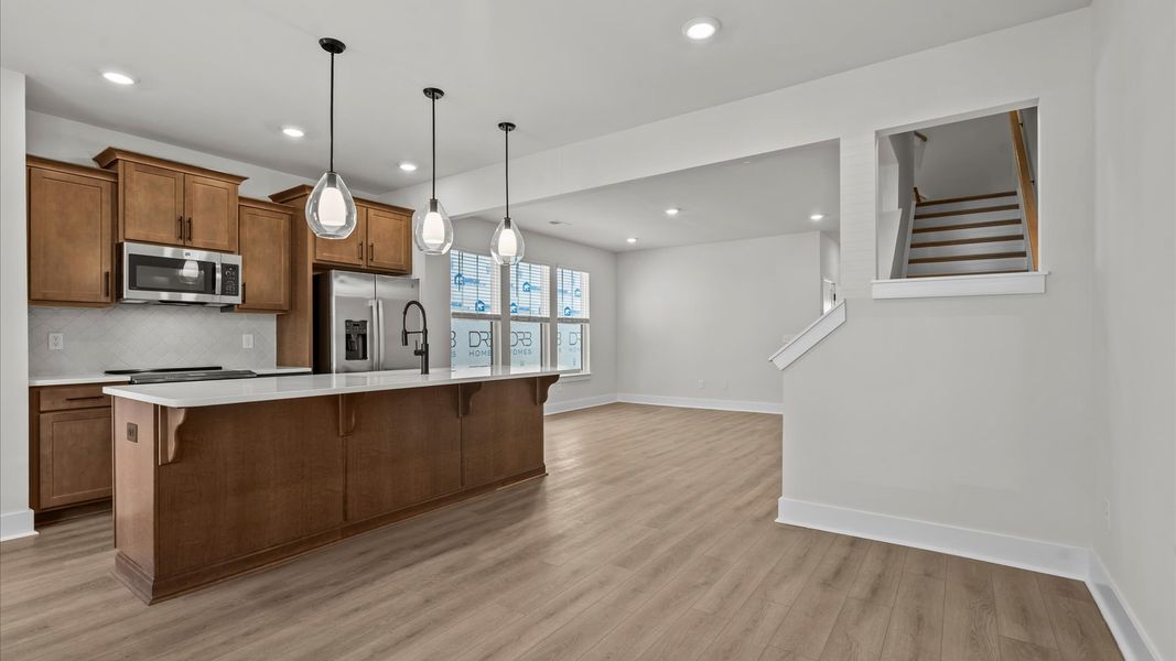 Furnished interior view inside a new home in Gresham Station, Simpsonville (Image 11).