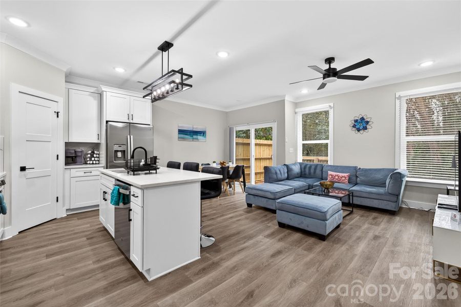 Furnished interior view inside a new home in , Charlotte (Image 25).