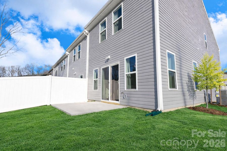 Exterior details and patio area of a home in , Charlotte (Image 3).