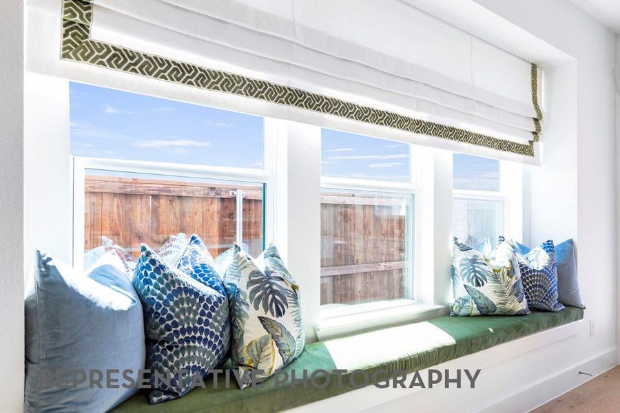 Furnished interior view inside a new home in Pomona, Manvel (Image 9).