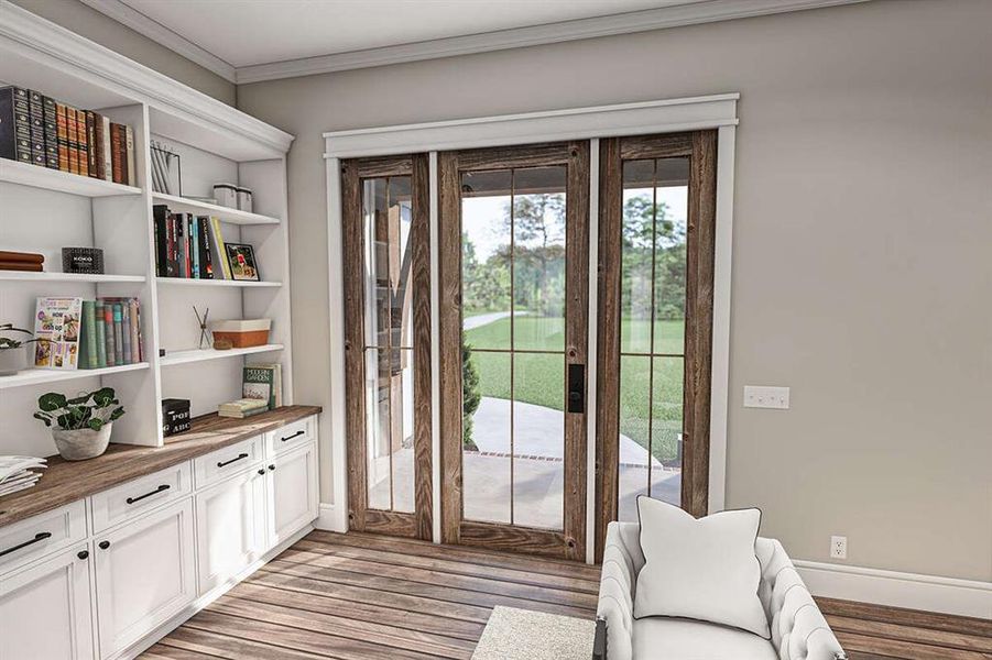 Furnished interior view inside a new home in Parallel Pastures, Poolville (Image 11). Furnished interior view inside a new home in Parallel Pastures, Poolville (Image 11).