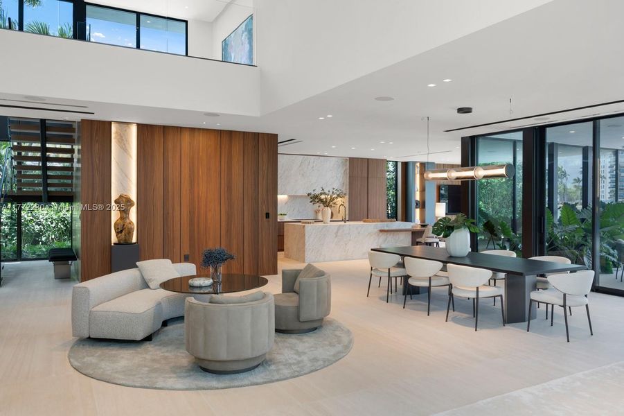 Furnished interior view inside a new home in , Miami Beach (Image 15). Furnished interior view inside a new home in , Miami Beach (Image 15).