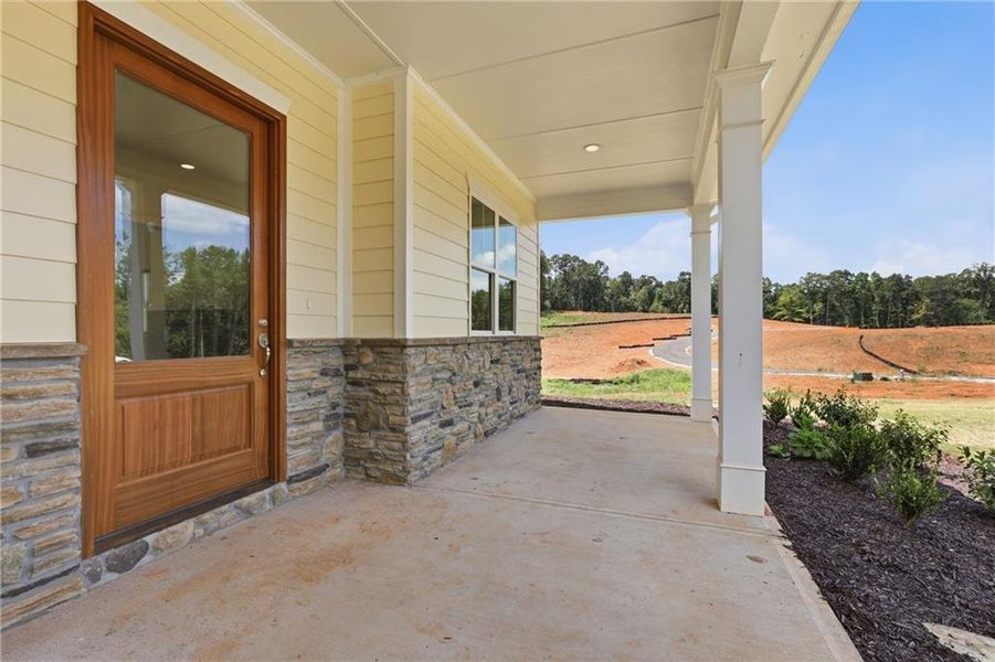 Exterior details and patio area of a home in , Cornelia (Image 29).