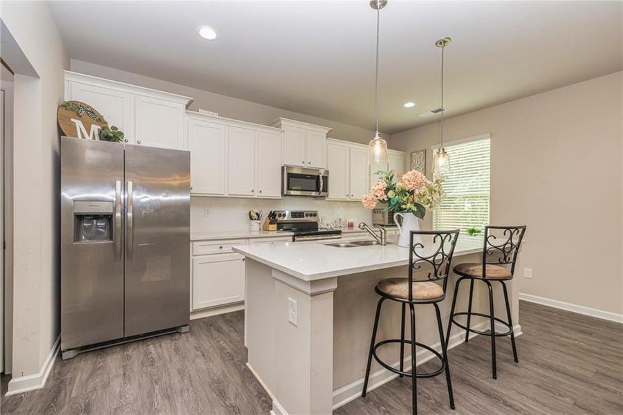 Furnished interior view inside a new home in Vineyard Park, Griffin (Image 17). Furnished interior view inside a new home in Vineyard Park, Griffin (Image 17).