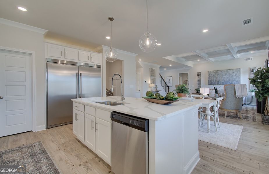 Furnished interior view inside a new home in Mallard’s Landing, Jefferson (Image 41).
