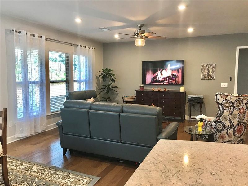 Furnished interior view inside a new home in , Hoschton (Image 9).