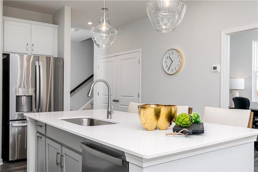 Furnished interior view inside a new home in Madison at Buice Lake, Acworth (Image 8).