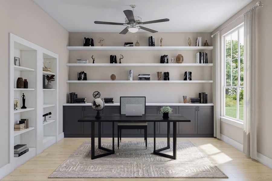 Image 18 representing the Lamesa by Tri Pointe Homes in Harvest Green, Richmond, TX.