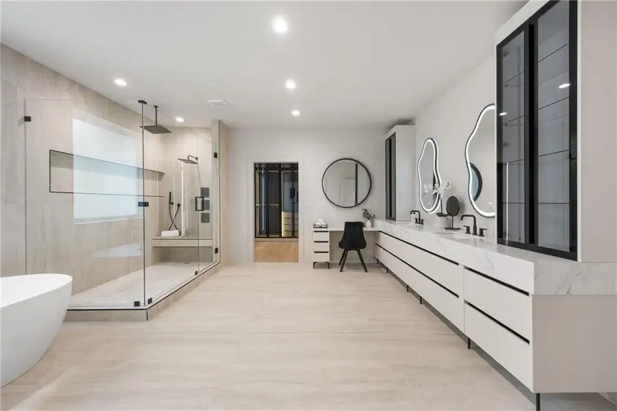 Furnished interior view inside a new home in , Sandy Springs (Image 38).