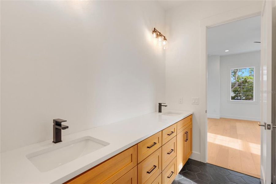 Furnished interior view inside a new home in , Tampa (Image 18). Furnished interior view inside a new home in , Tampa (Image 18).