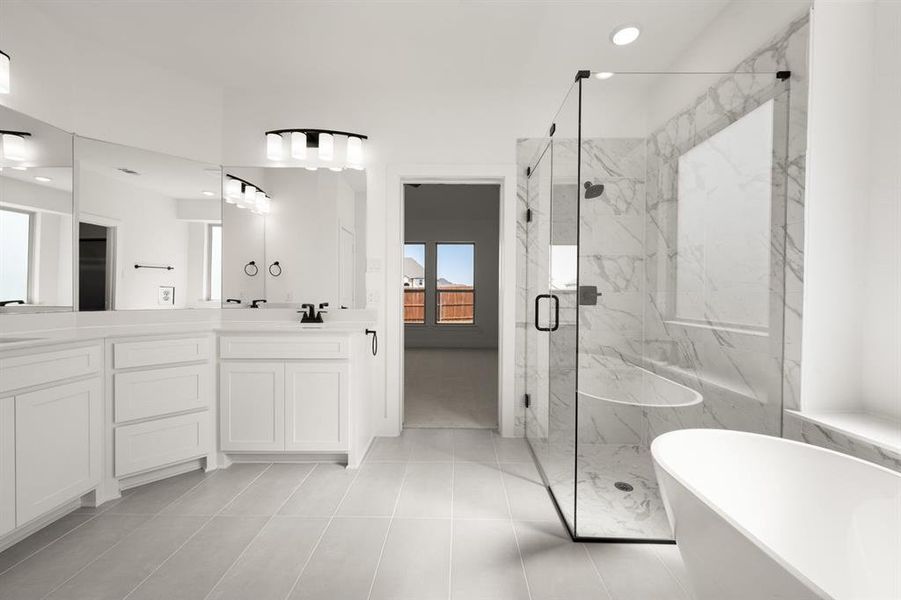Furnished interior view inside a new home in High Country, Burleson (Image 12).