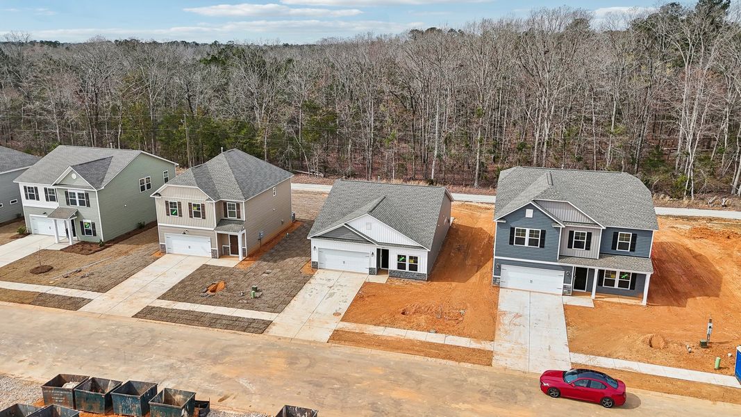 Representative exterior photo of a completed home built from the Darcy II by Great Southern Homes in Shady Grove, Conway, SC (Image 32).