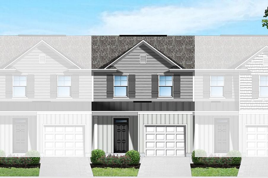 6 Unit - Elevation D-2_2 6 Unit - Elevation D-2_2
