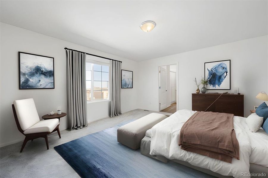 Furnished interior view inside a new home in , Aurora (Image 17). Furnished interior view inside a new home in , Aurora (Image 17).