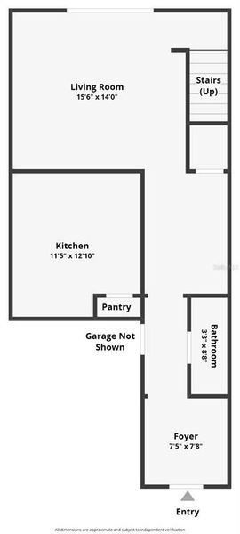 2D floor plan layout of this home in , Daytona Beach, FL (Image 5). 2D floor plan layout of this home in , Daytona Beach, FL (Image 5).