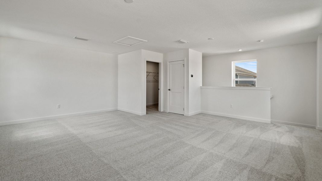 Upstairs Loft Space in the Mandarin by DRB Homes in Trinity Place located in St. Cloud, FL Upstairs Loft Space in the Mandarin by DRB Homes in Trinity Place located in St. Cloud, FL