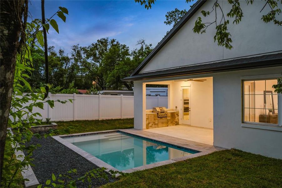 Exterior details and patio area of a home in , Winter Park (Image 35).
