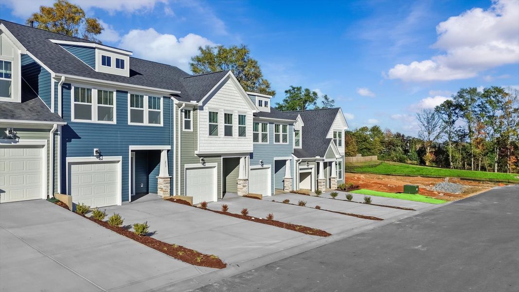 Eye-catching exterior with timeless color palette and superior architectural detail