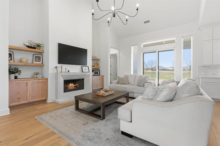 Furnished interior view inside a new home in , Midlothian (Image 18).