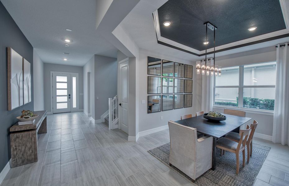 Furnished interior view inside a new home in Avondale at Avenir, Palm Beach Gardens (Image 24). Furnished interior view inside a new home in Avondale at Avenir, Palm Beach Gardens (Image 24).