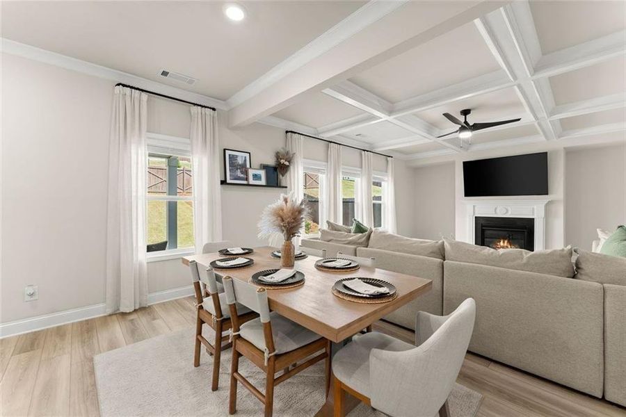 Furnished interior view inside a new home in , Gainesville (Image 37).