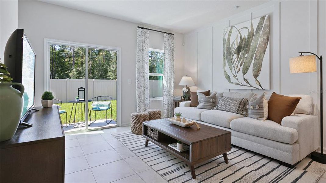 Furnished interior view inside a new home in Bridgewater, St. Augustine (Image 10).