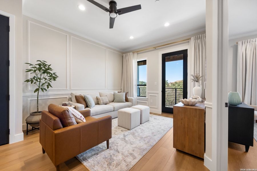 Furnished interior view inside a new home in , San Antonio (Image 9).