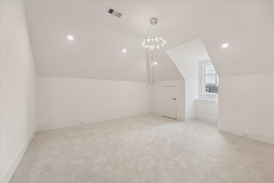 Additionally, third floor has a separate, private bedroom.