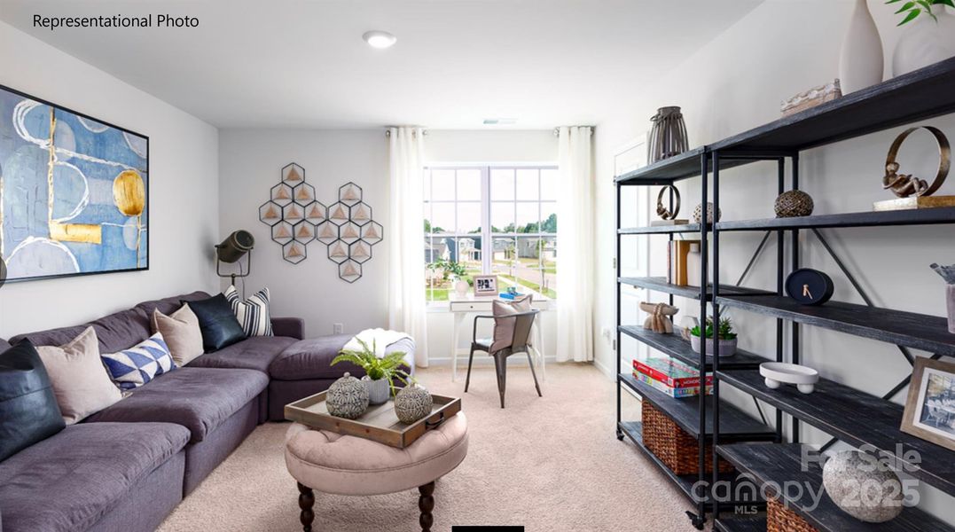 Furnished interior view inside a new home in Brinkley Ridge, Kings Mountain (Image 10).