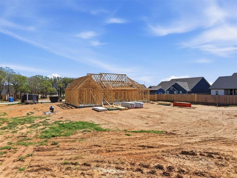In-progress construction of a new home in , Tolar, TX (Image 7).