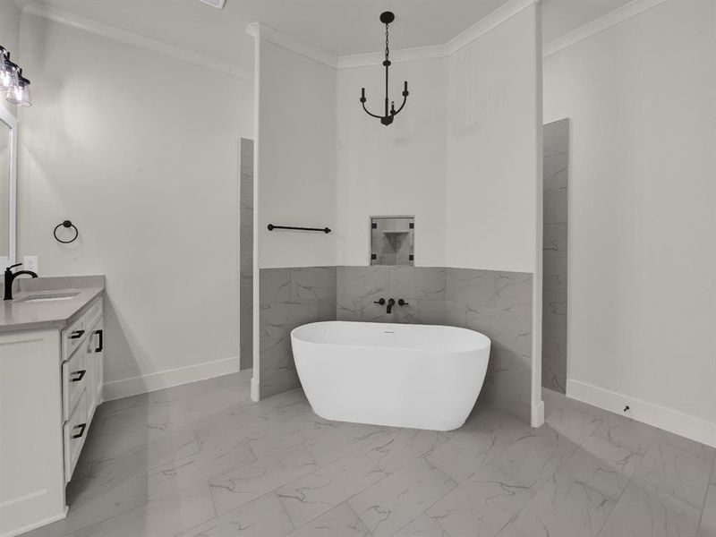 Furnished interior view inside a new home in , Weatherford (Image 9).