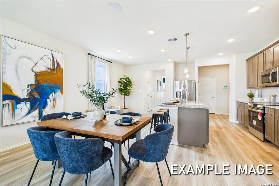 Furnished interior view inside a new home in Applewhite Meadows, San Antonio (Image 19).