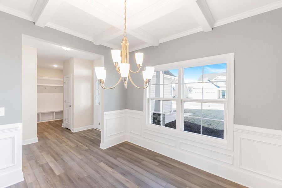 Representative furnished interior of a home built from the Clayton by Caviness & Cates Communities in Bartlett Manor, Youngsville (Image 112).