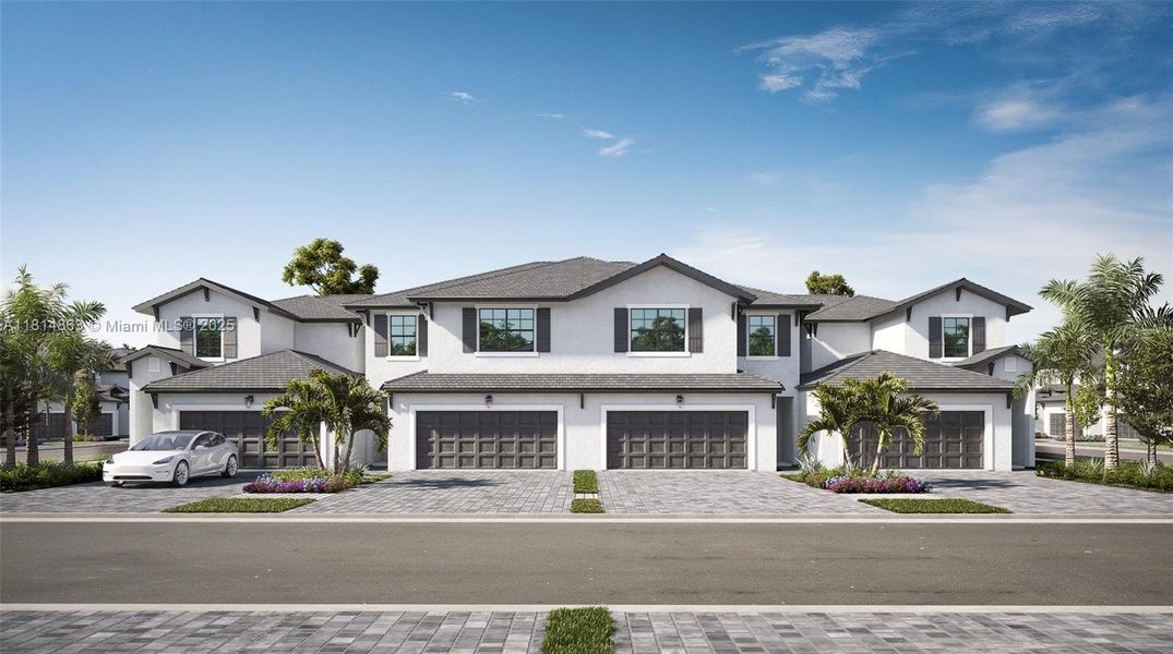Front exterior of a new home in , Naples, FL, highlighting curb appeal (Image 4).